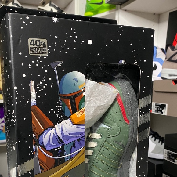 NEW in BOX - BOBA FETT Star Wars Mandalorian Shoes - Picture 2 of 15